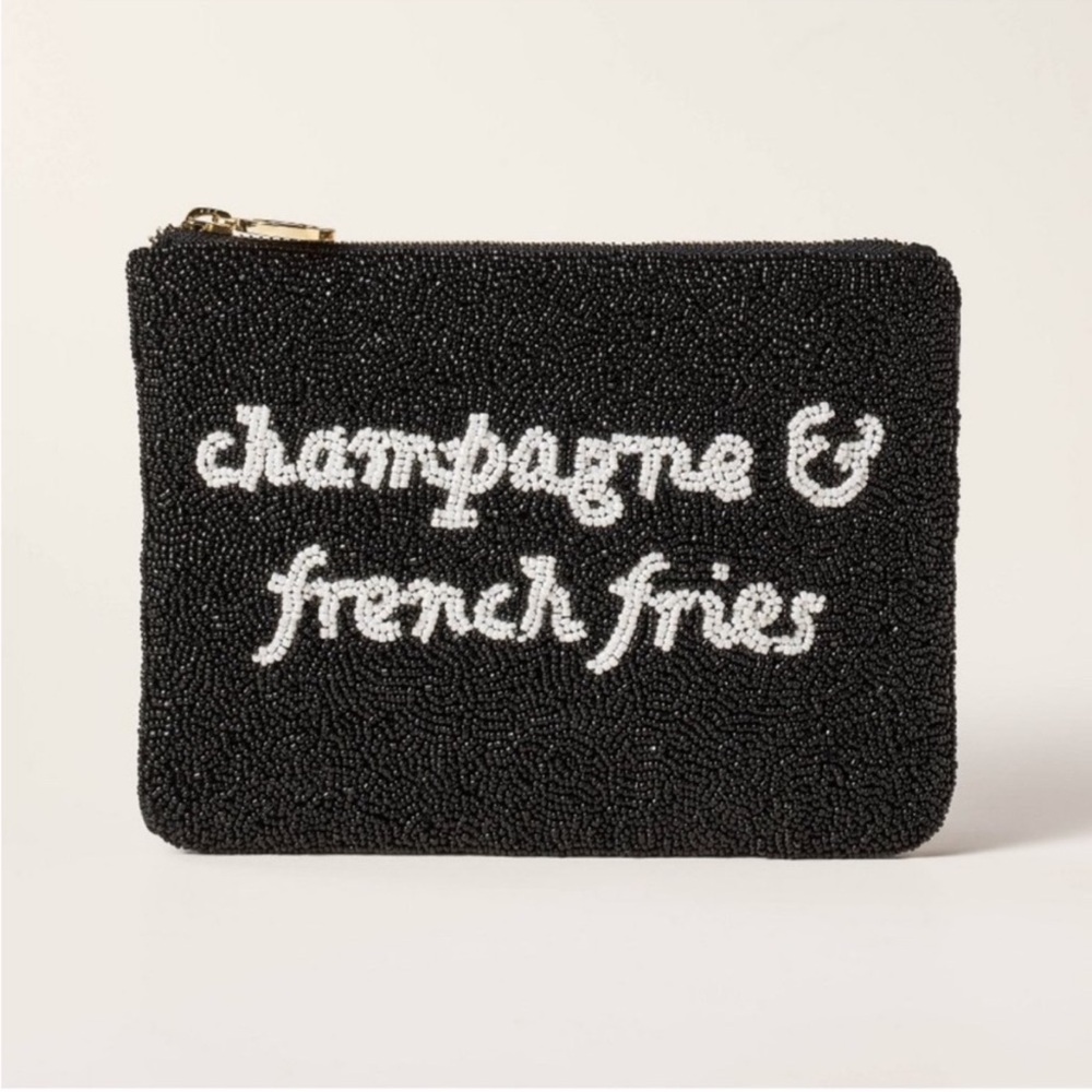 Kate Spade x TARGET Champagne & French Fries Beaded Clutch